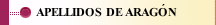 APELLIDOS DE ARAGÓN